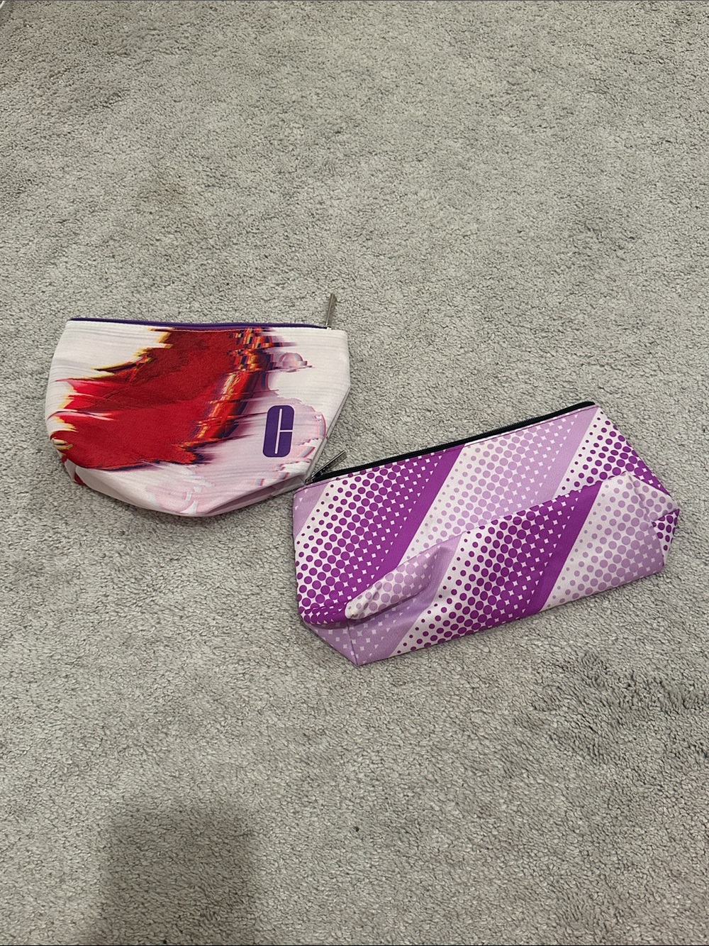 Clinique Pink, Red & Purple Cosmetic Pouch Duo